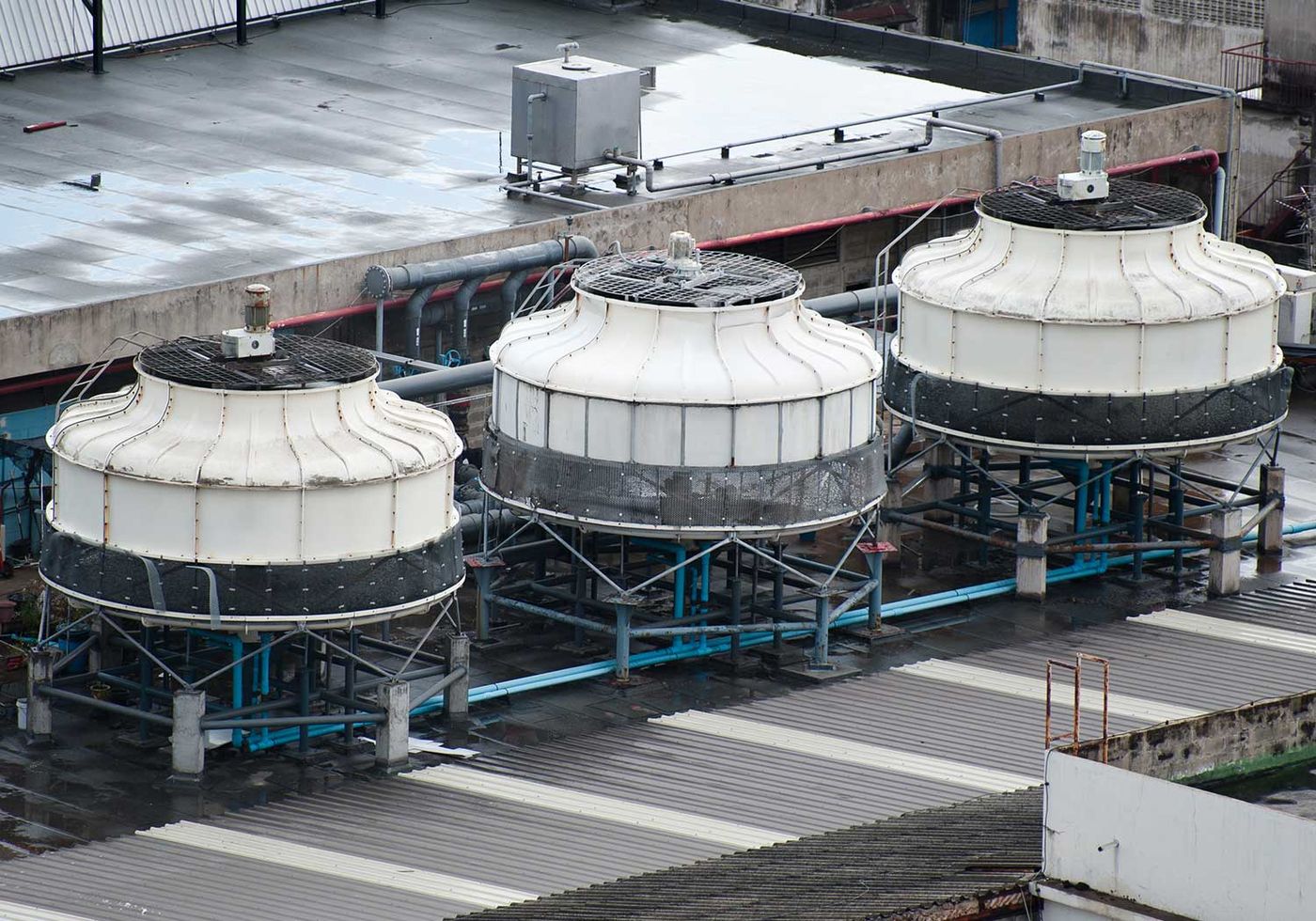 Cooling tower and boiler chemical treatment